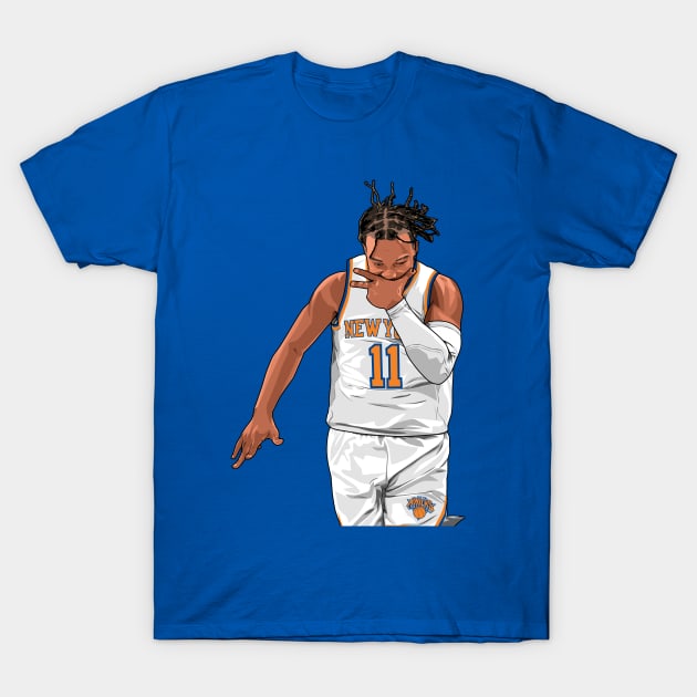 JALEN BRUNSON T-Shirt by origin illustrations